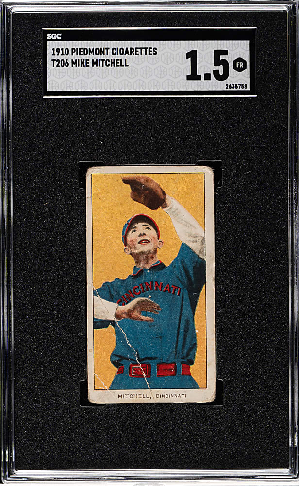 1909-1911 T206 White Border Mike Mitchell SGC FAIR 1.5