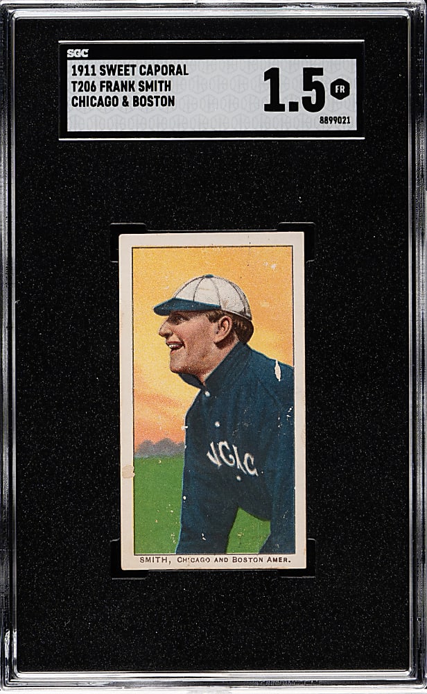 1909-1911 T206 White Border Frank Smith Chicago & Boston SGC FAIR 1.5