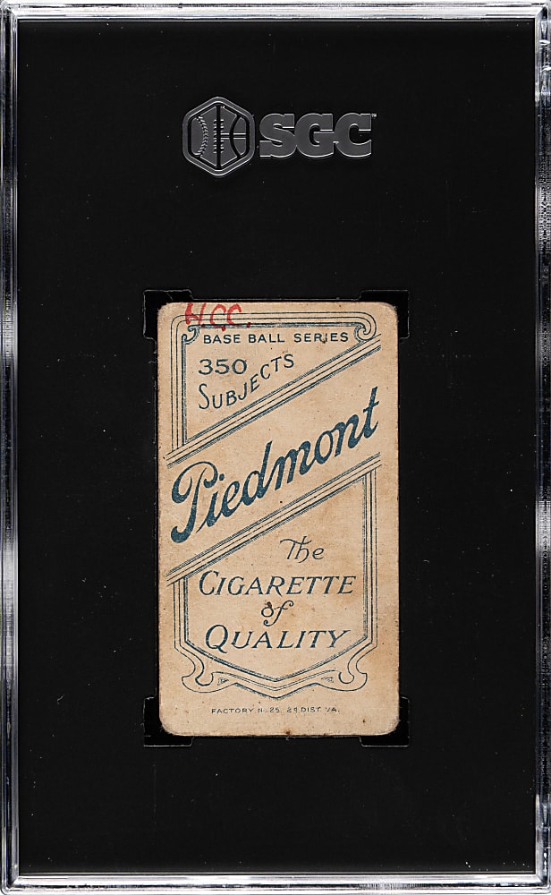 1909-1911 T206 White Border Roger Bresnahan with Bat SGC FAIR 1.5