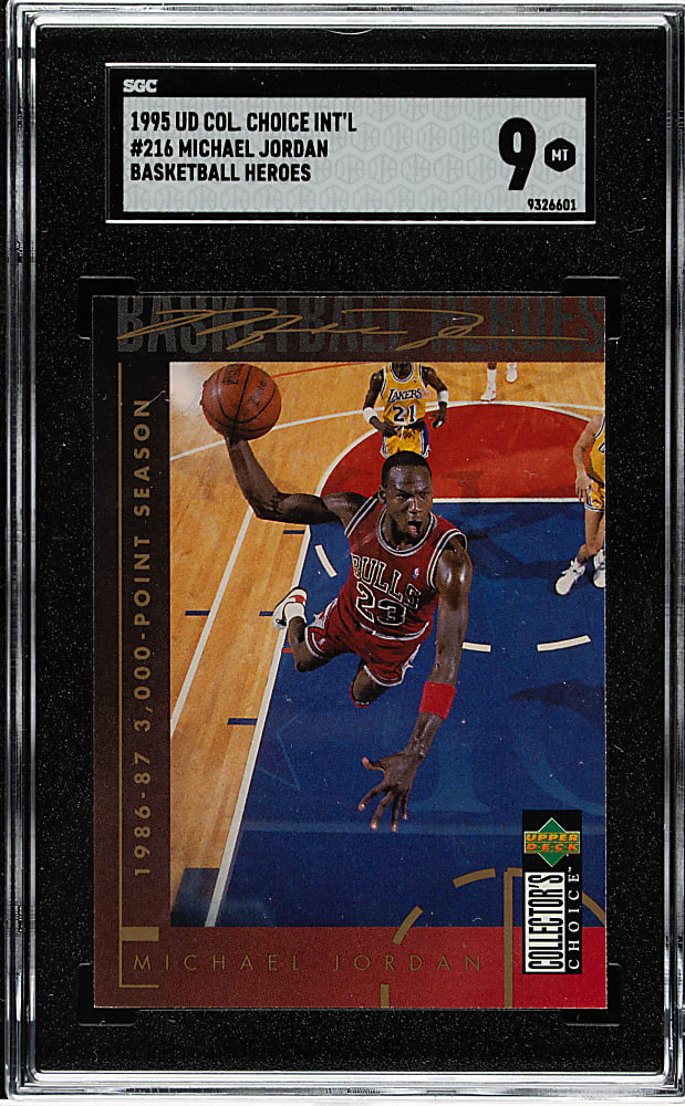 1994-1995 Upper Deck Collector's Choice Basketball #216 Michael Jordan SGC MINT 9