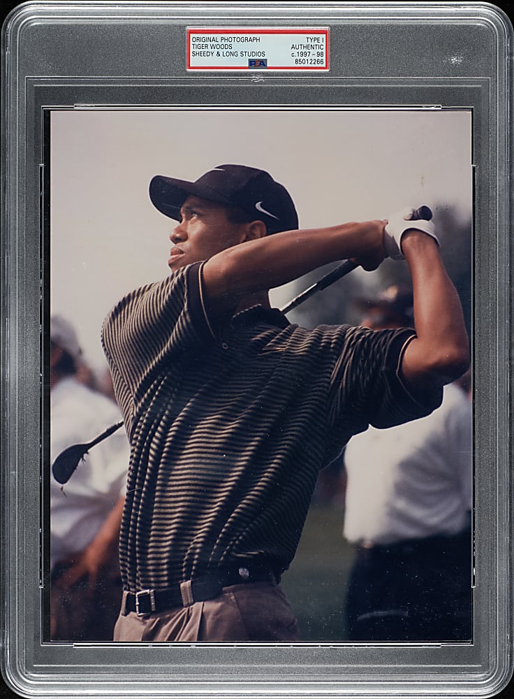 Circa 1997 Tiger Woods Original Sheedy & Long Studios Photograph PSA/DNA Type I