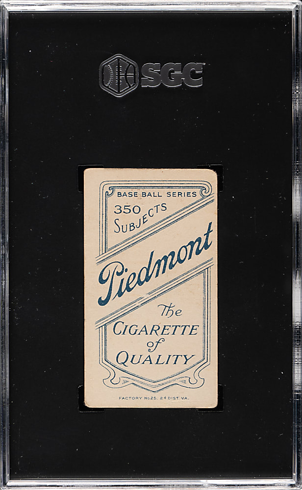 1909-1911 T206 White Border Rube Marquard Portrait SGC GOOD 2