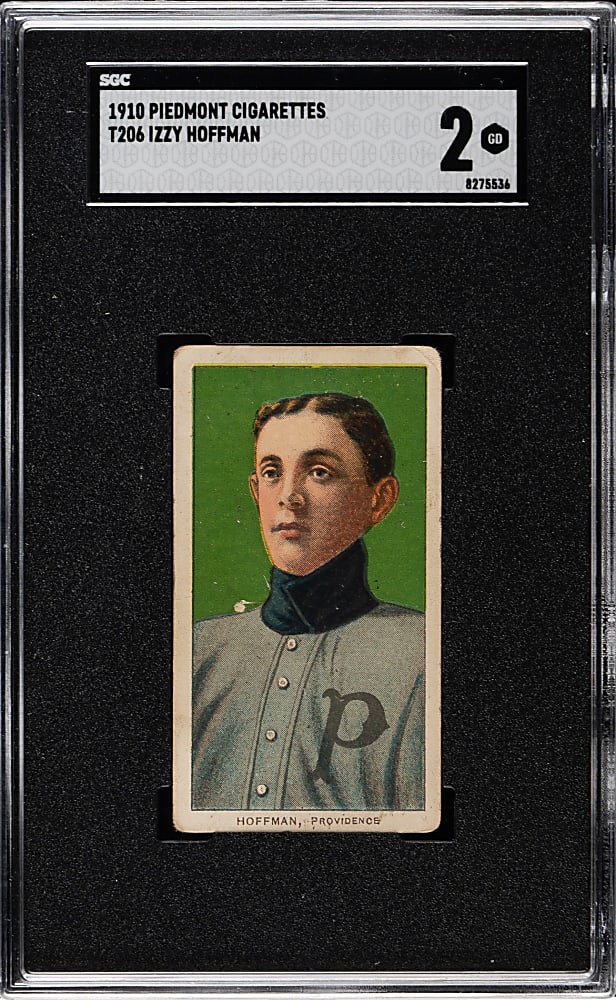 1909-1911 T206 White Border Izzy Hoffman SGC GOOD 2