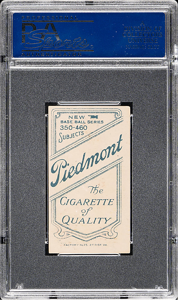 1909-1911 T206 White Border Kid Elberfeld Washington, Fielding PSA EX-MT 6