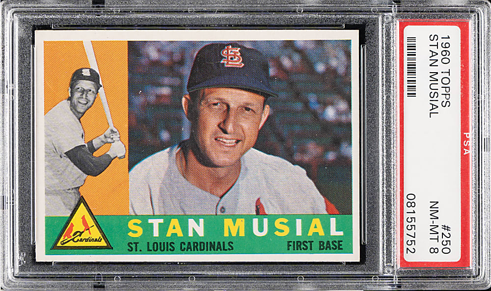 1960 Topps #250 Stan Musial PSA NM-MT 8