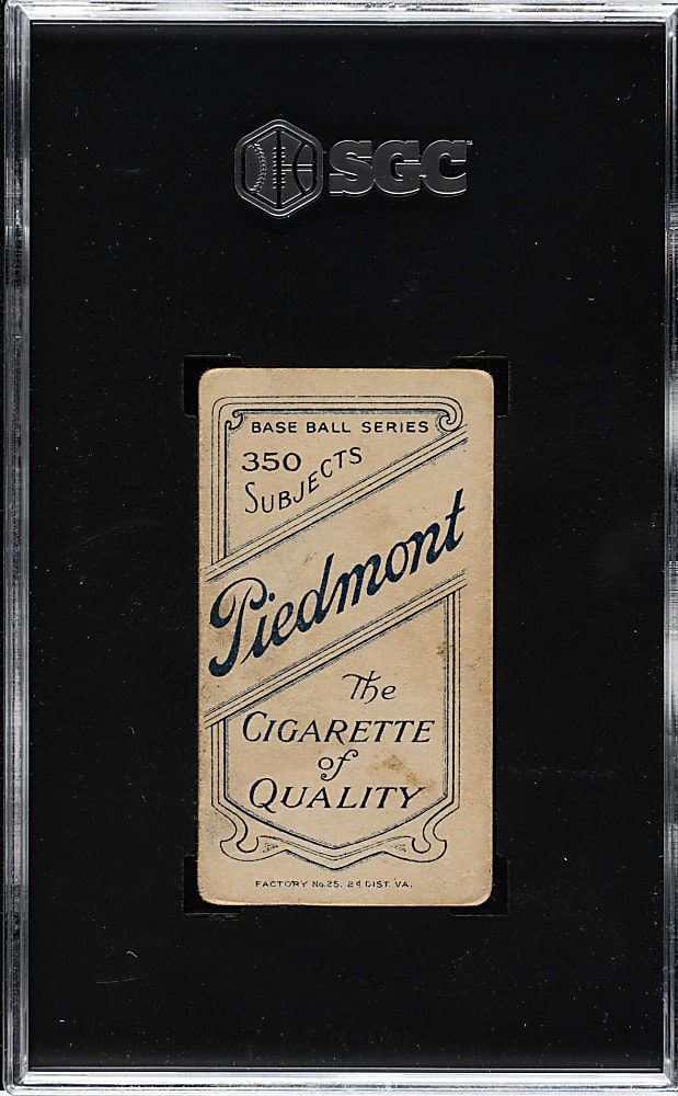 1909-1911 T206 White Border Dave Brain SGC GOOD+ 2.5
