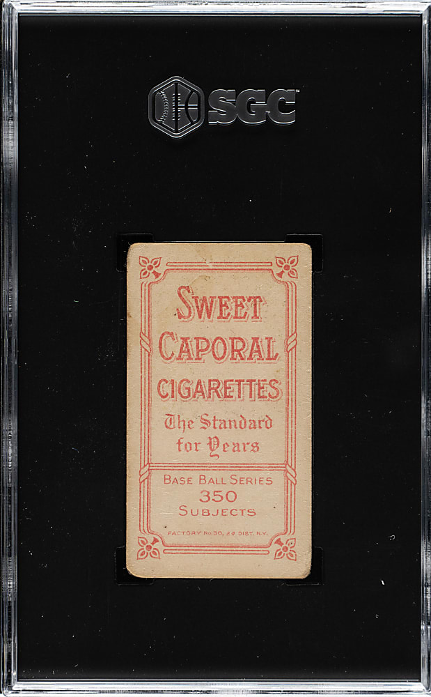 1909-1911 T206 White Border Gabby Street Portrait SGC GOOD+ 2.5