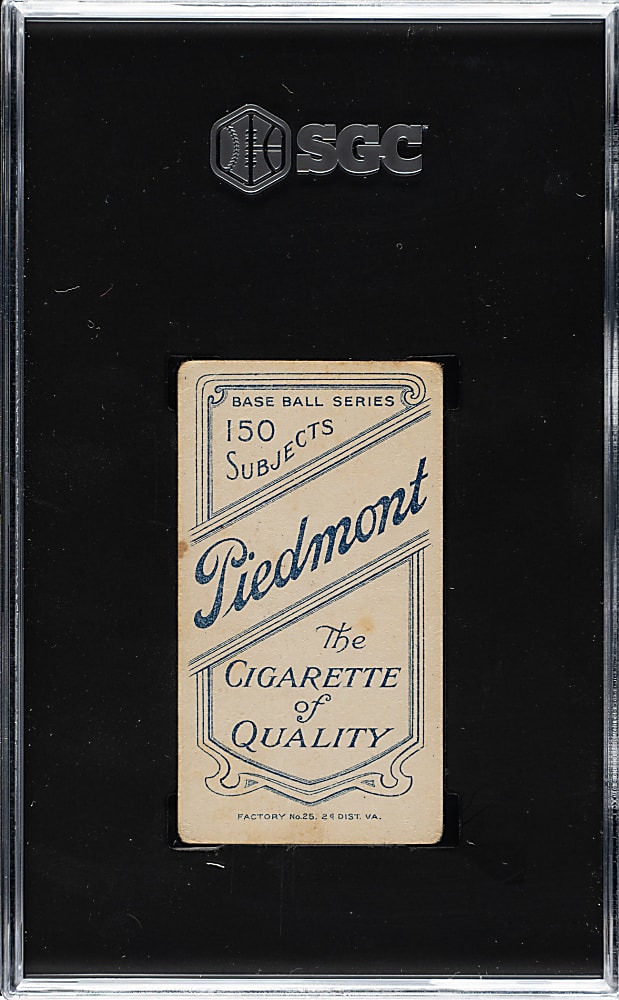 1909-1911 T206 White Border Red Ames Portrait SGC GOOD+ 2.5