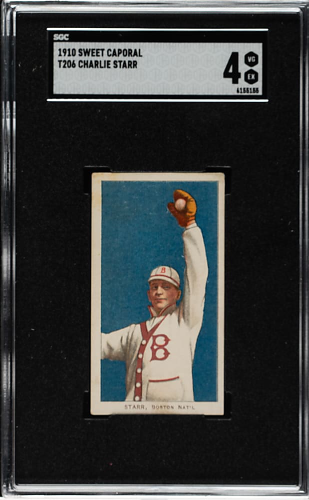 1909-1911 T206 White Border Charlie Starr SGC VG/EX 4