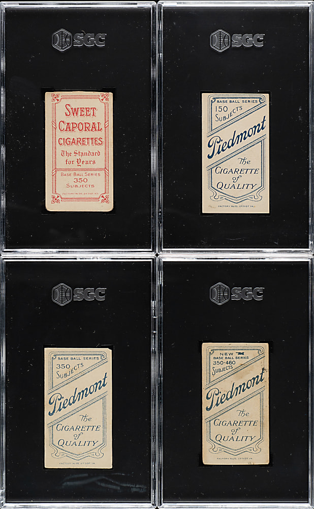 1909-1911 T206 White Border SGC Authentic Collection (11)