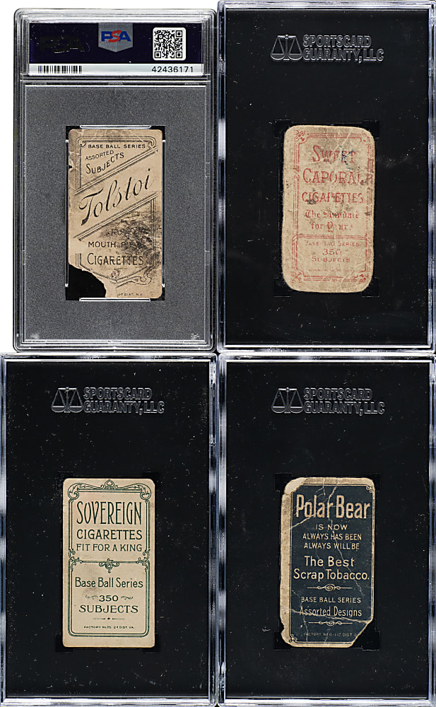 1909-1911 T206 White Border PSA- and SGC-Graded Collection (13) Including Joe Tinker and Vic Willis
