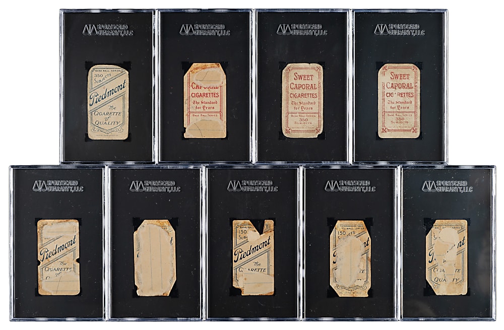 1909-1911 T206 White Border PSA- and SGC-Graded Collection (13) Including Joe Tinker and Vic Willis