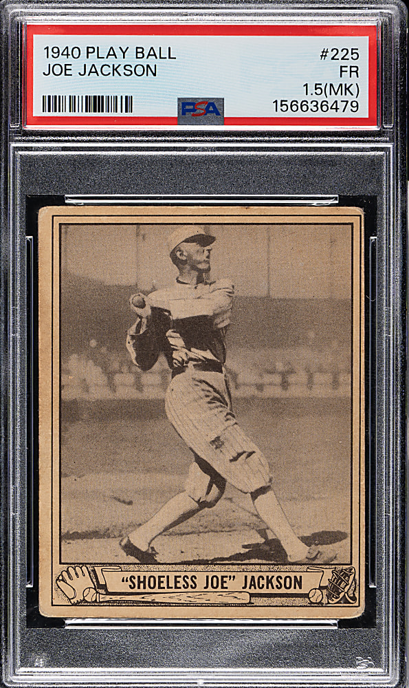 1940 R335 Play Ball #225 Joe Jackson PSA FAIR 1.5 (MK)