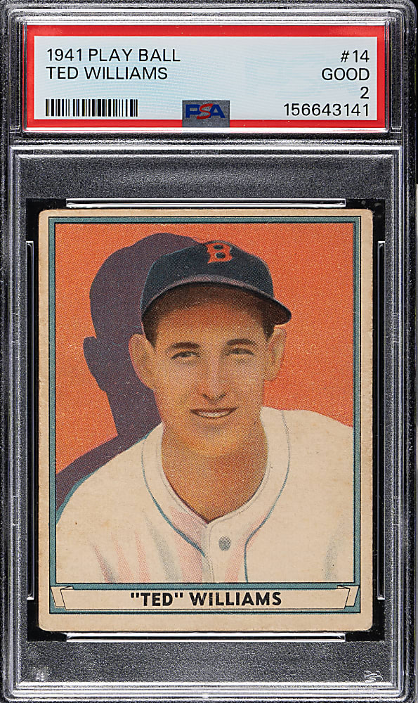 1941 R336 Play Ball #14 Ted Williams PSA GOOD 2