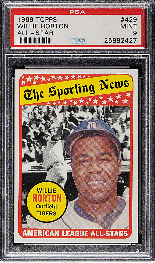 1969 Topps #429 Willie Horton All-Star PSA MINT 9