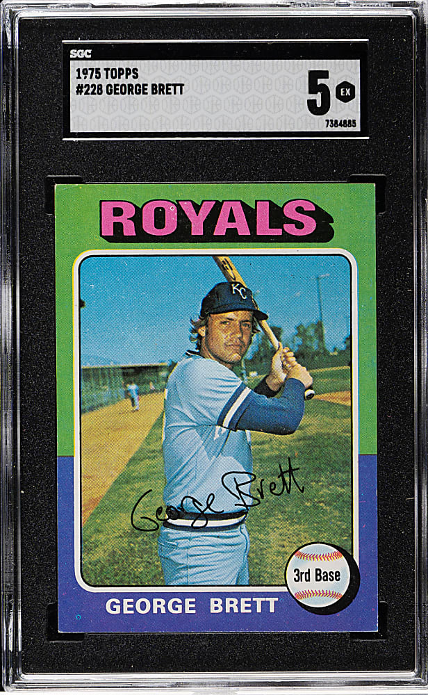 1975 Topps #228 George Brett Rookie SGC EX 5