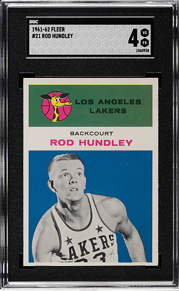 1961-1962 Fleer Basketball #21 Rod Hundley SGC VG/EX 4