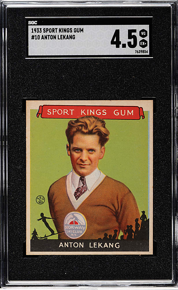 1933 R338 Sport Kings #10 Anton Lekang SGC VG/EX+ 4.5