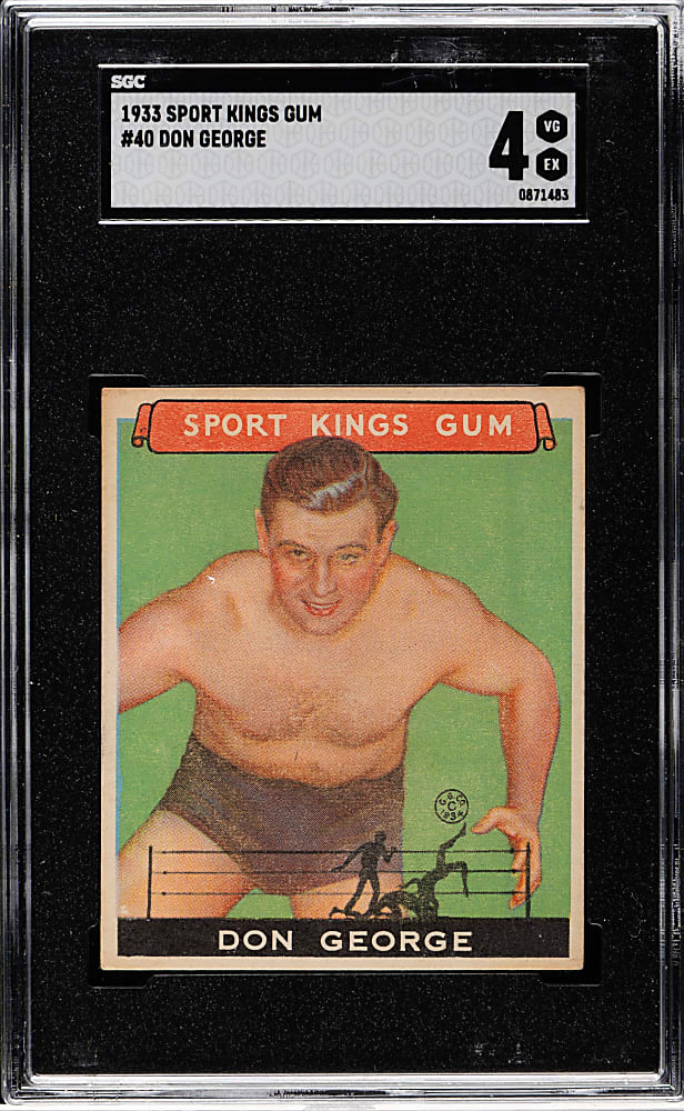 1933 R338 Sport Kings #40 Don George SGC VG/EX 4