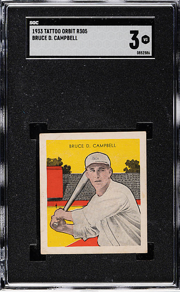 1933 R305 Tattoo Orbit Bruce Campbell SGC VG 3