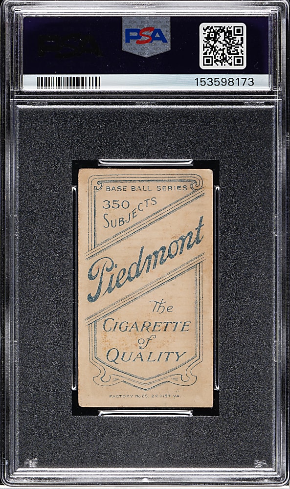 1909-1911 T206 White Border Walter Johnson Hands at Chest PSA GOOD 2