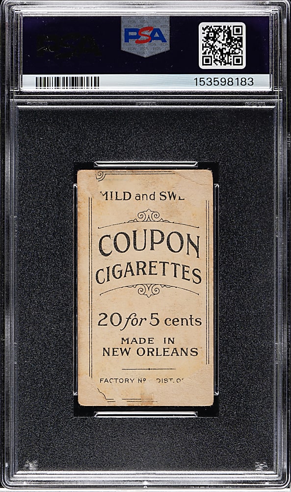 1914 T213 Coupon Cigarettes (Type 2) Ty Cobb Bat Off Shoulder PSA POOR 1