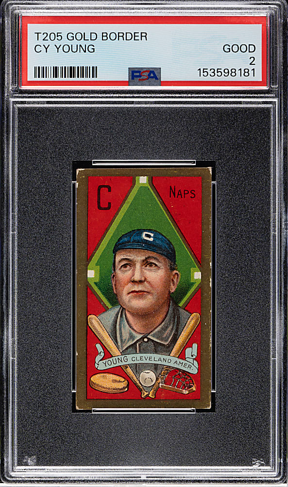 1911 T205 Gold Border Cy Young PSA GOOD 2