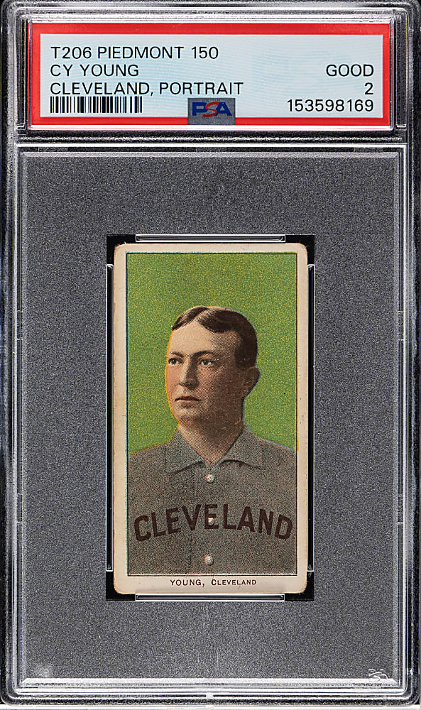 1909-1911 T206 White Border Cy Young Portrait PSA GOOD 2