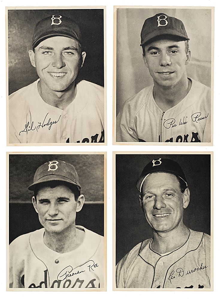 1948 Brooklyn Dodgers Picture Pack Near-Complete Set (23/25)