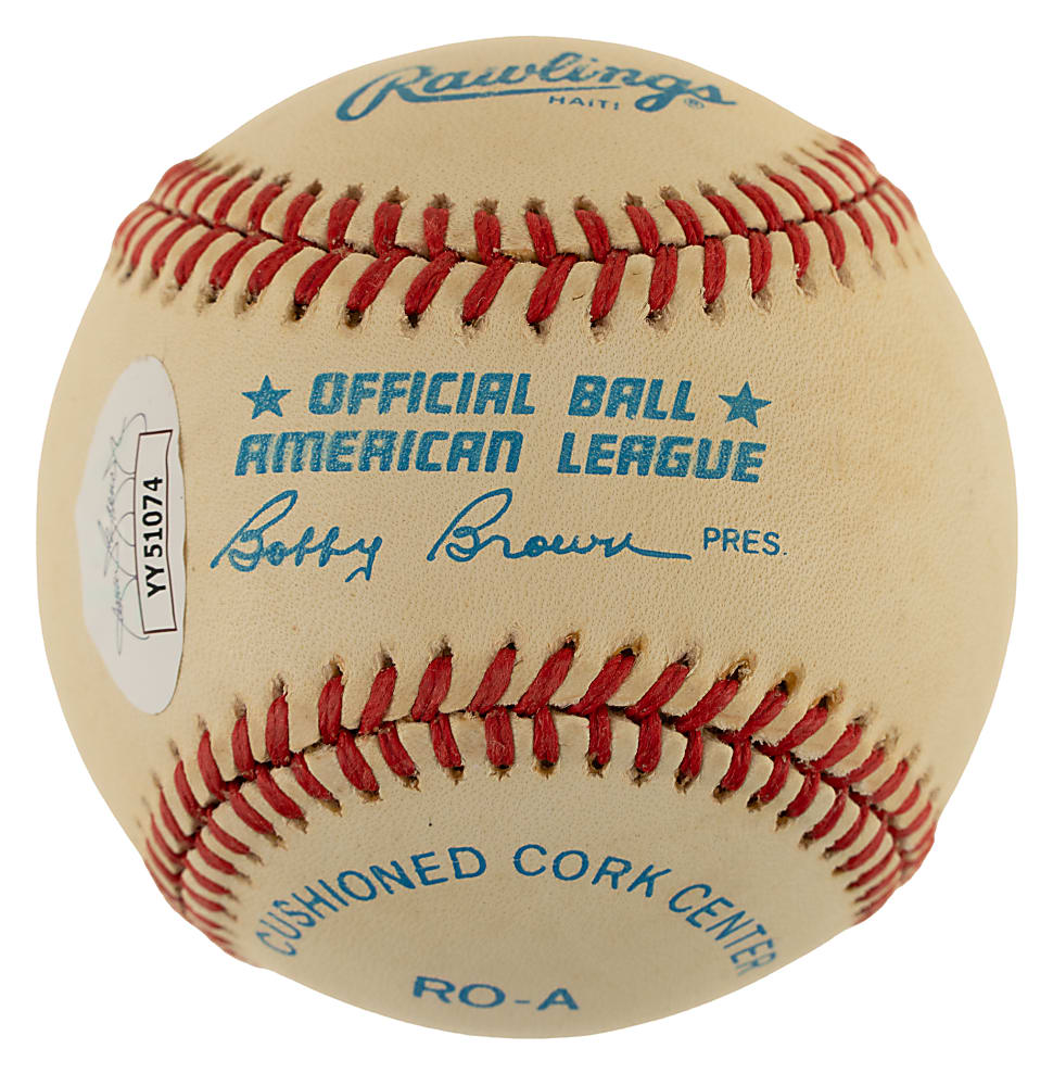 Mickey Mantle Single-Signed Baseball - JSA