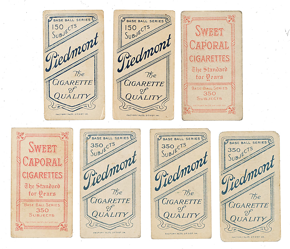 1909-1911 T206 White Border Collection (7) Including Joss, Huggins, Marquard, and Clarke