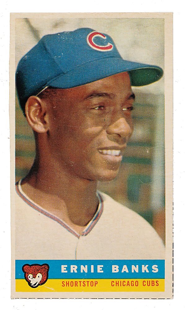 1959 Bazooka Ernie Banks Short Print