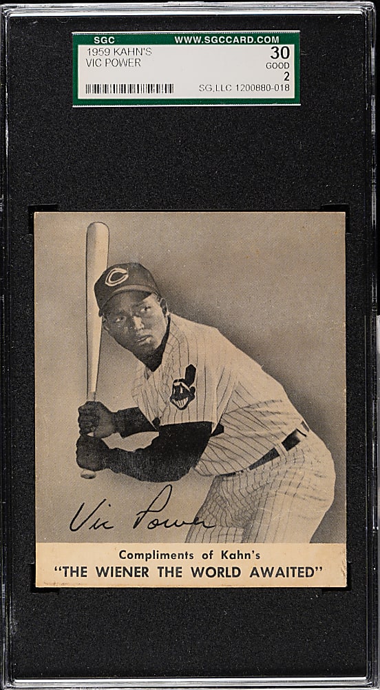 1959 Kahn's Wieners Vic Power SGC GOOD 30