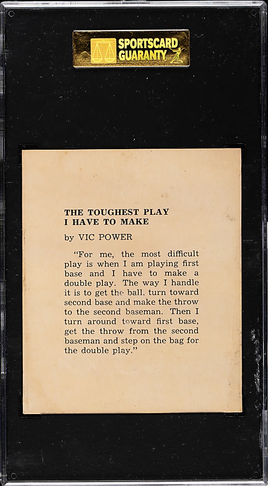 1959 Kahn's Wieners Vic Power SGC GOOD 30