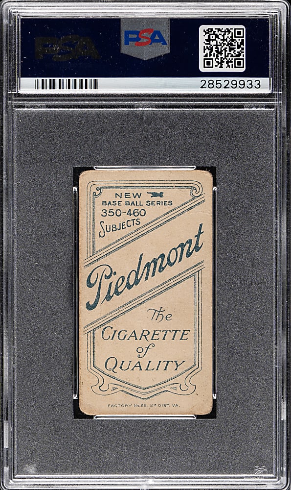 1909-1911 T206 White Border Bill Bergen Catching PSA POOR 1