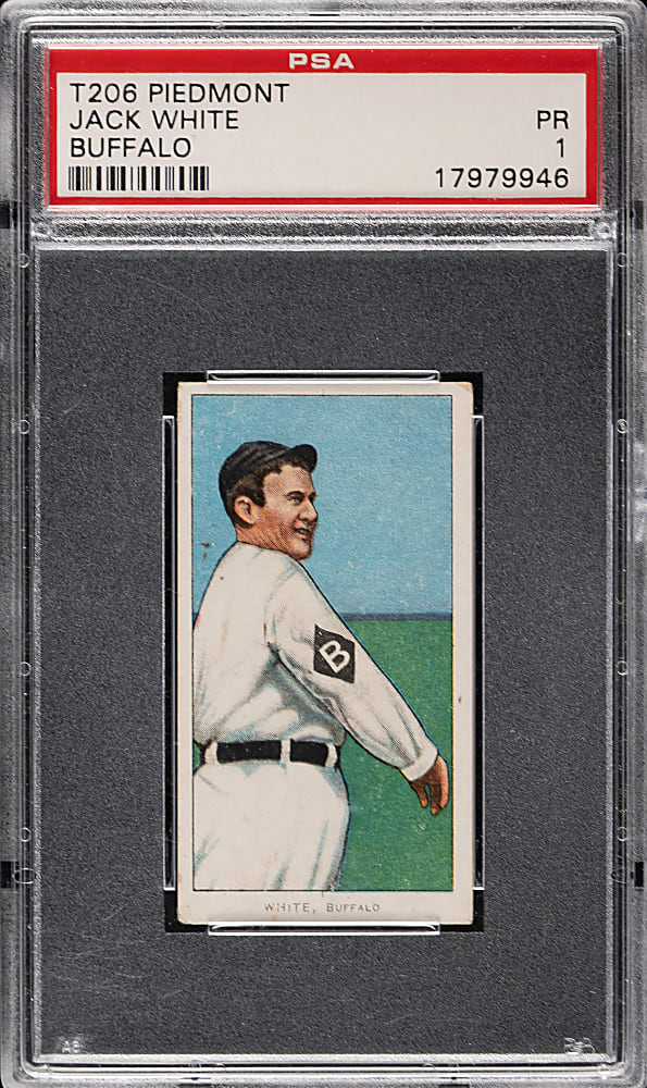 1909-1911 T206 White Border Jack White PSA POOR 1