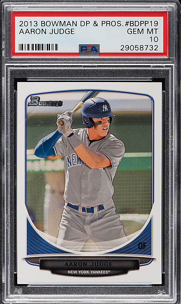 2013 Bowman Draft Picks & Prospects #BDPP19 Aaron Judge PSA GEM MINT 10