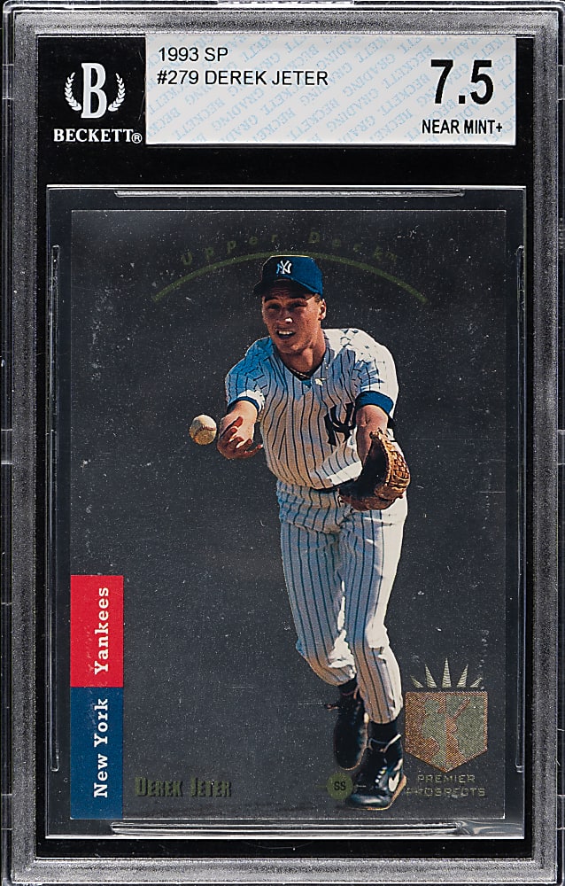 1993 Upper Deck SP Foil #279 Derek Jeter Rookie BGS NM+ 7.5