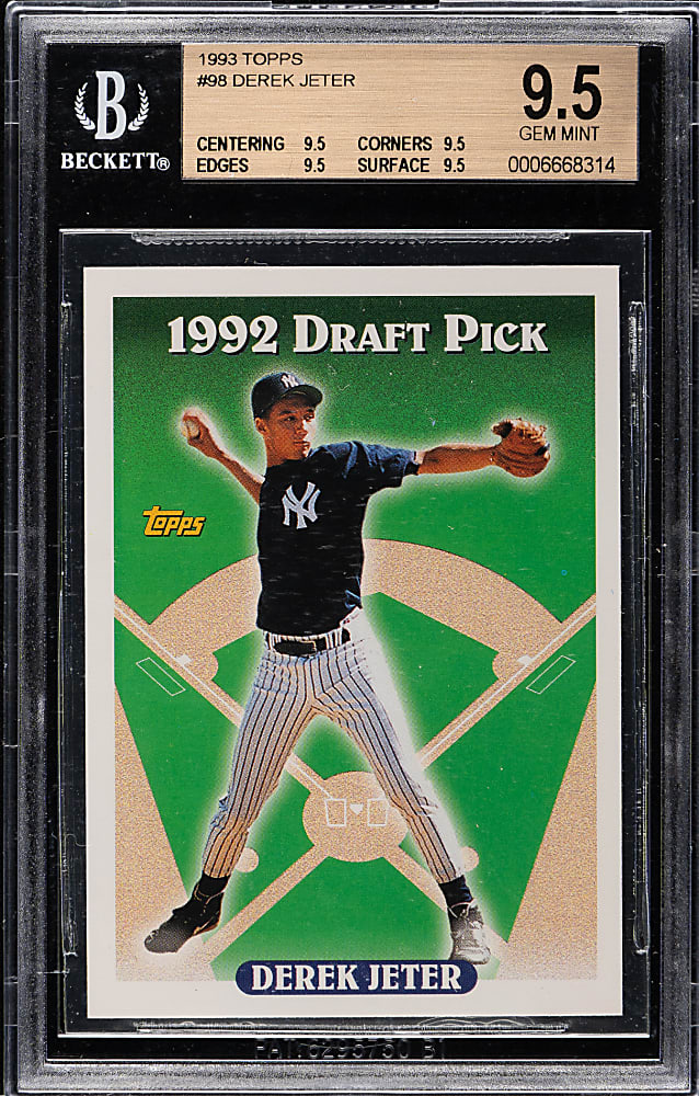 1993 Topps #98 Derek Jeter Rookie BGS GEM MINT 9.5