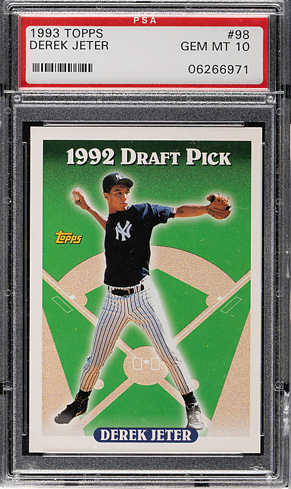 1993 Topps #98 Derek Jeter Rookie PSA GEM MINT 10
