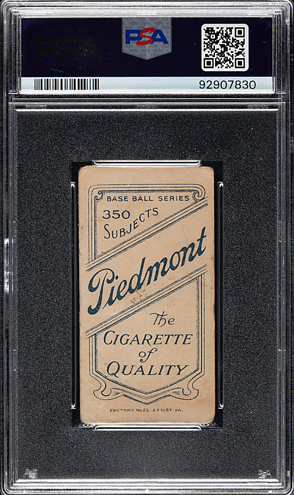1909-1911 T206 White Border Bob Bescher Portrait PSA GOOD 2