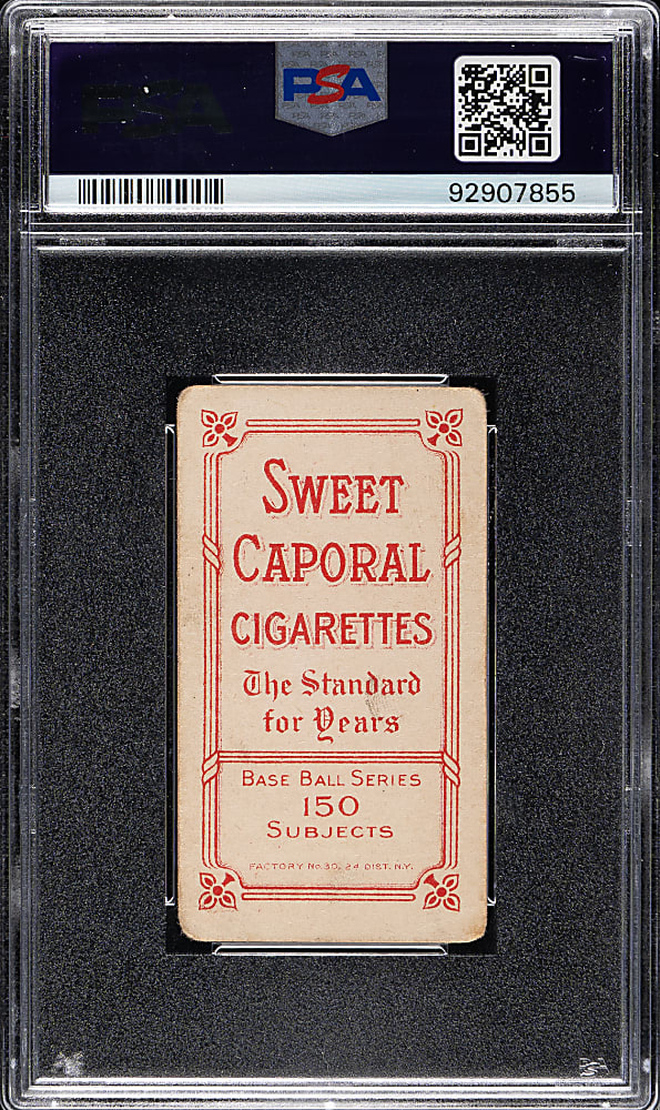 1909-1911 T206 White Border Ed Reulbach Glove Showing PSA FAIR 1.5