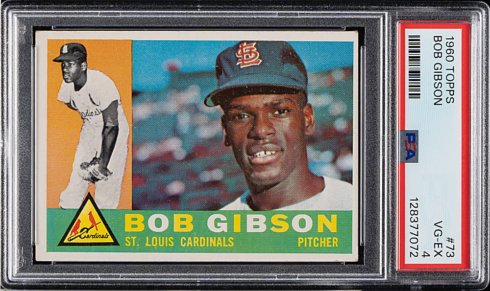 1960 Topps #73 Bob Gibson PSA VG-EX 4