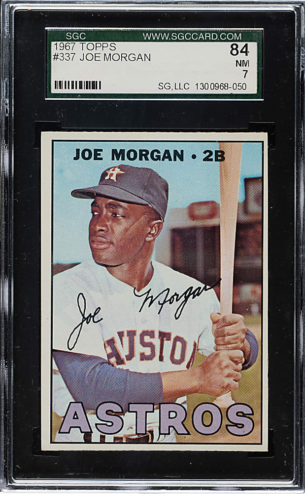 1967 Topps #337 Joe Morgan SGC NM 84