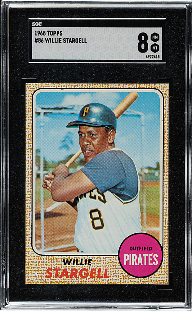 1968 Topps #86 Willie Stargell SGC NM/MT 8