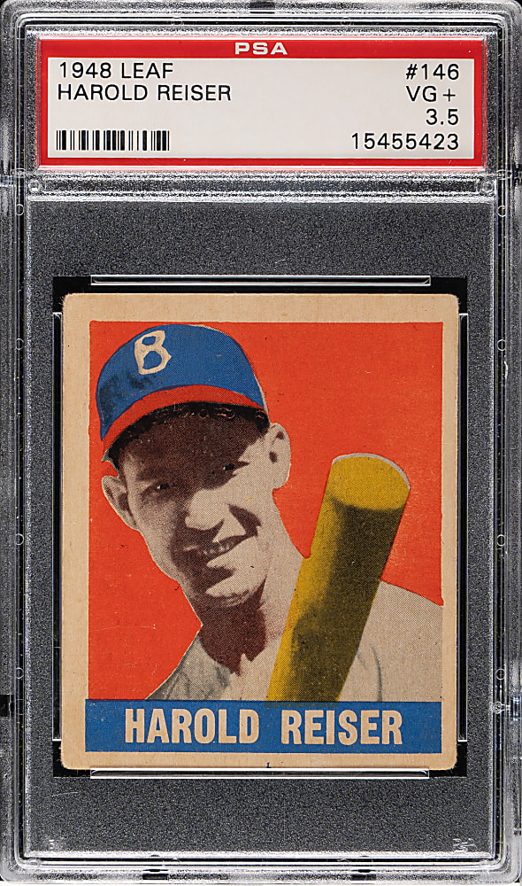 1948-1949 Leaf #146 Harold Reiser Short Print PSA VG+ 3.5