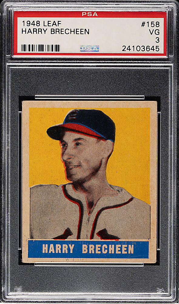 1948-1949 Leaf #158 Harry Brecheen Short Print PSA VG 3
