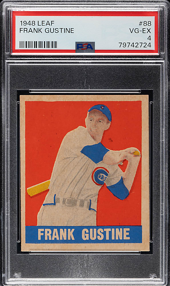 1948-1949 Leaf #88 Frank Gustine Short Print PSA VG-EX 4