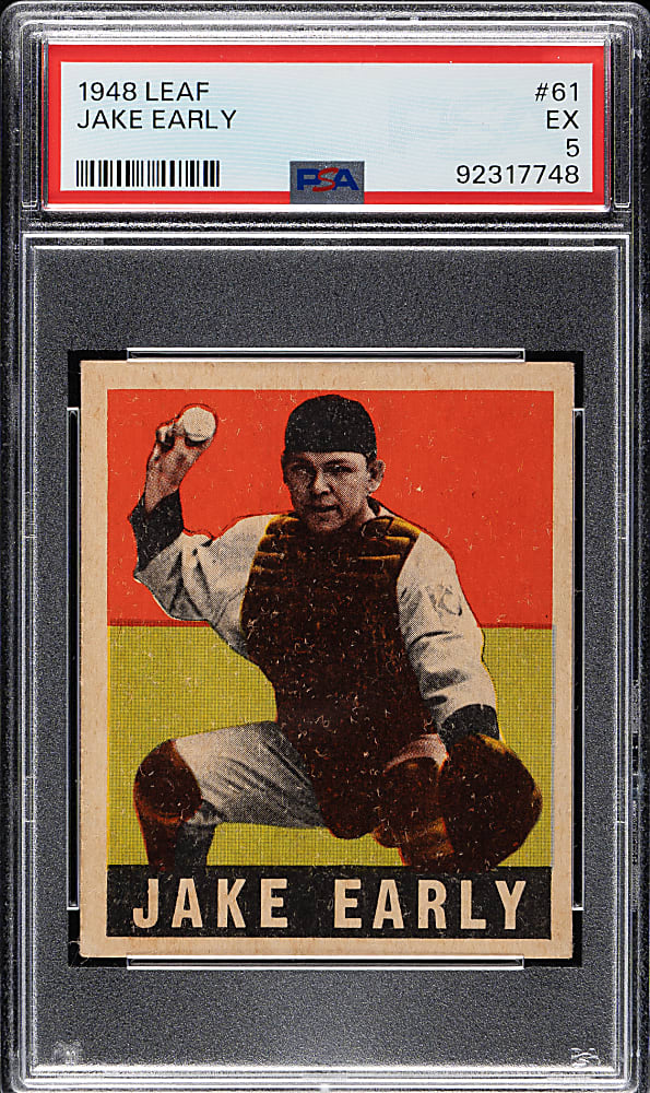 1948-1949 Leaf #61 Jake Early PSA EX 5