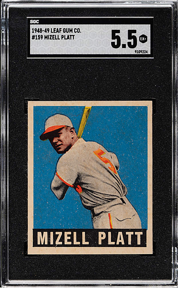 1948-1949 Leaf #159 Mizell Platt SGC EX+ 5.5